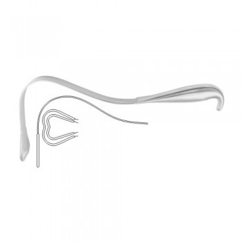 Harrington Retractor Stainless Steel, 33 cm - 13" Blade Size 137 x 65 mm